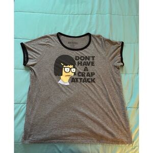 Gray Graphic Bobs Burgers T-Shirt